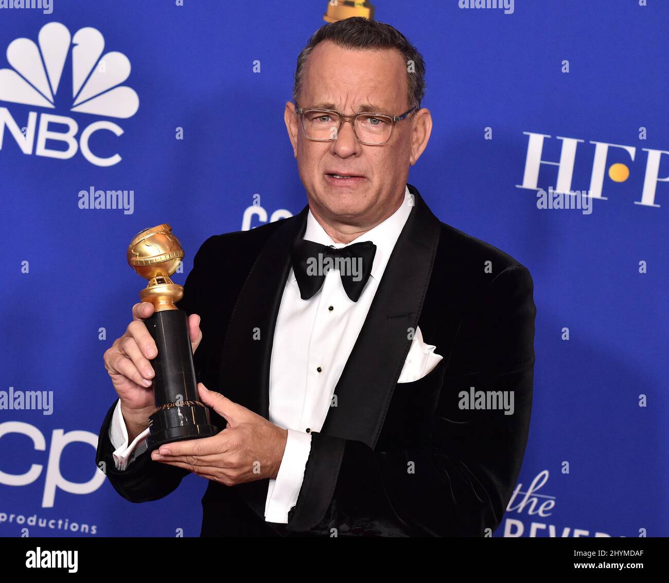 Tom Hanks In The Press Room At The 2020 Golden Globe Awards At Beverly ...