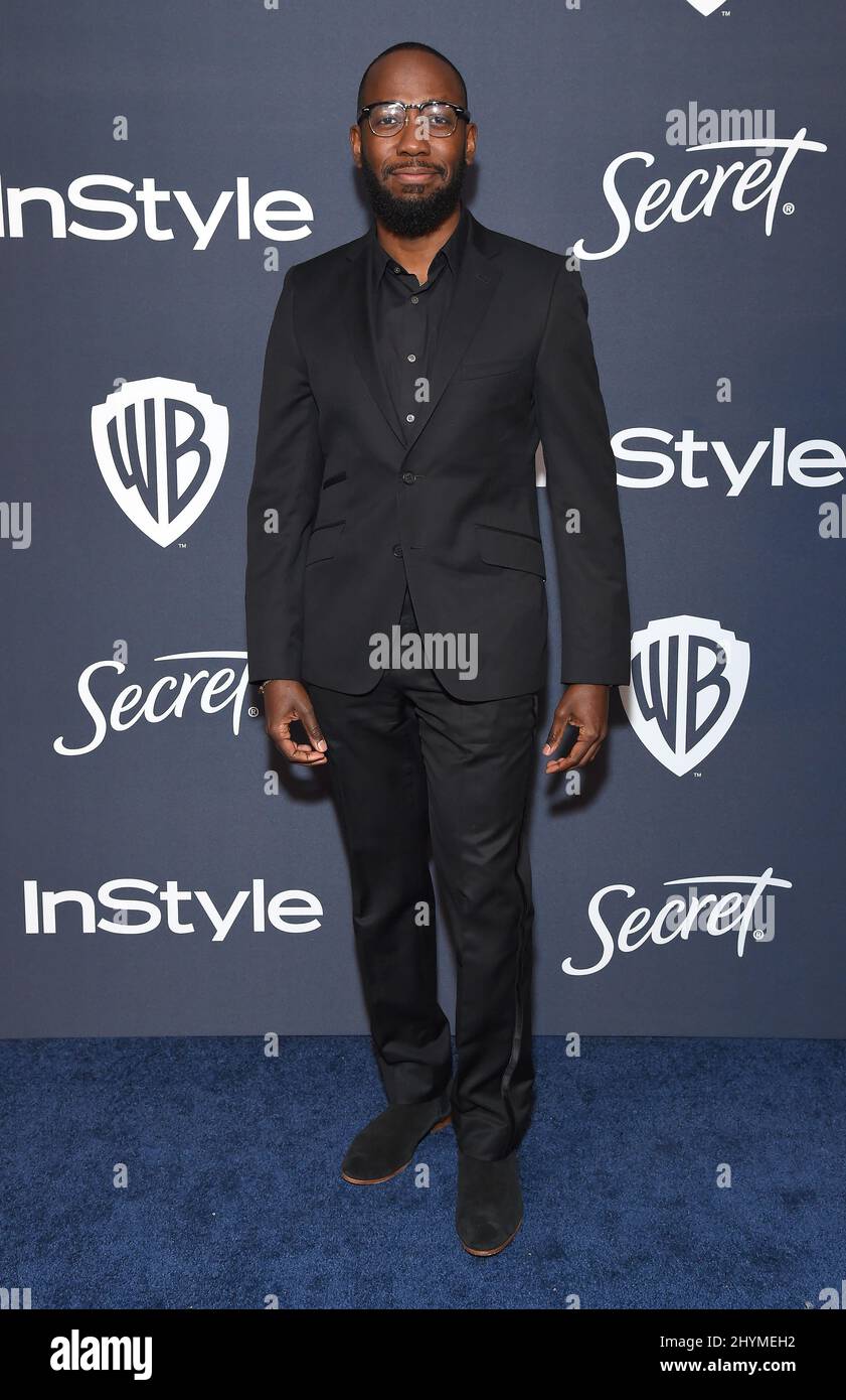 Lamorne Morris at the Instyle and Warner Bros Golden Globes After Party