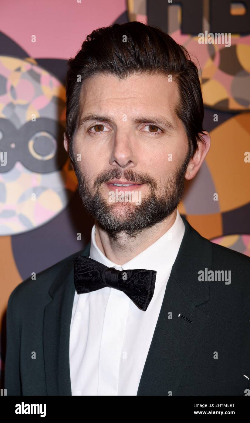 Adam Scott at HBO's Golden Globes Afterparty held at the Beverly Hilton