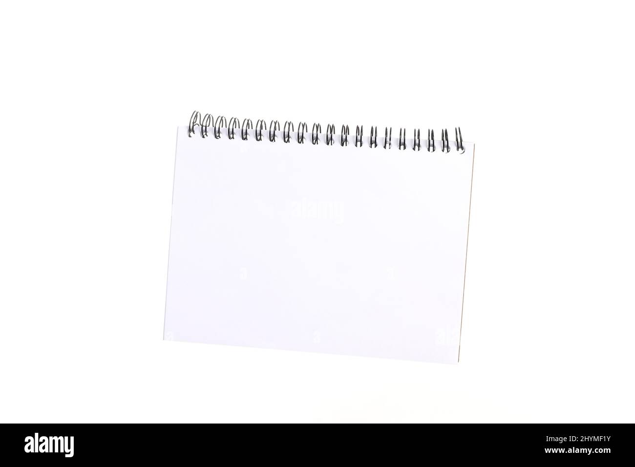 Notebook isolated on white background, blank space for text Stock Photo ...