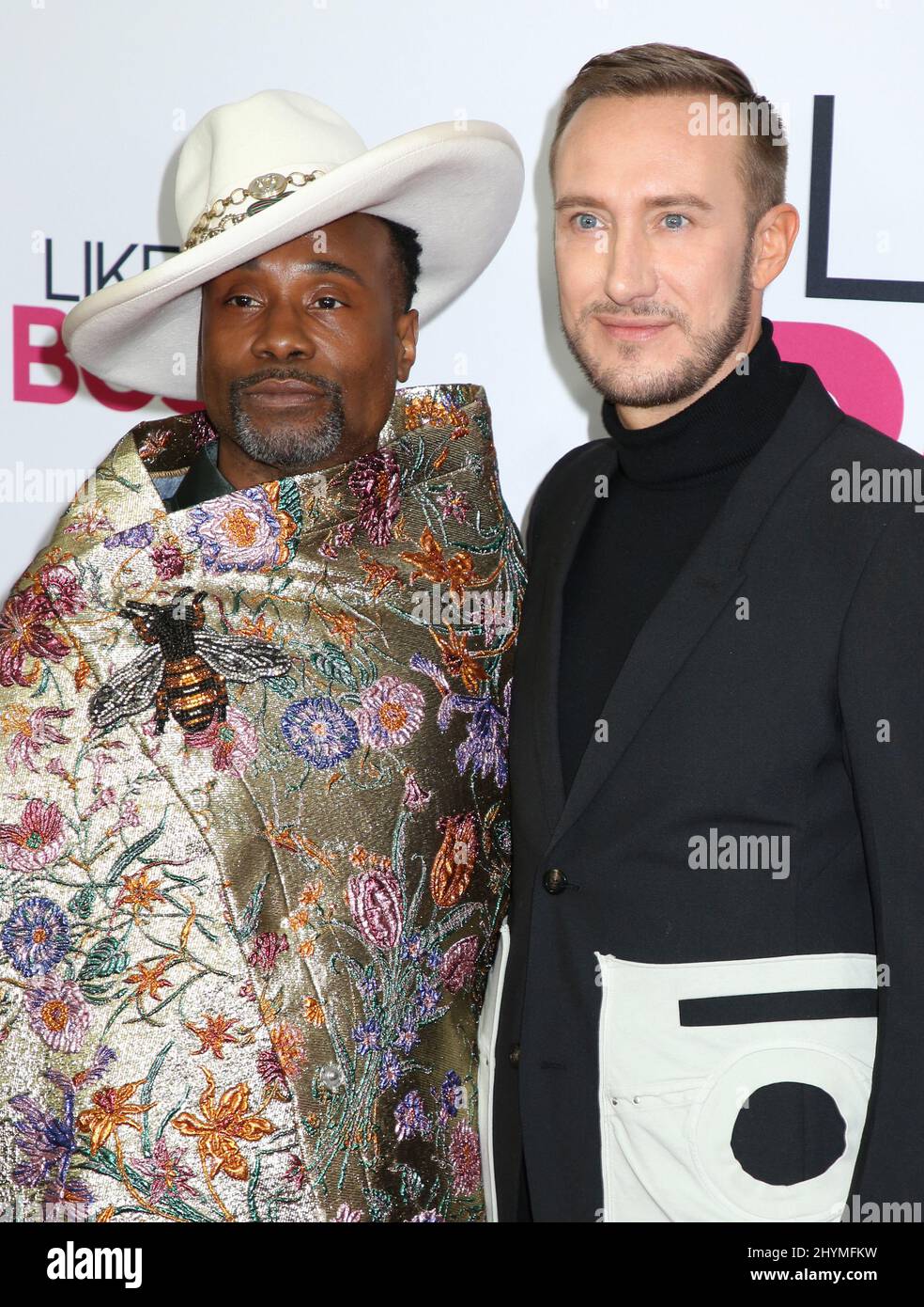 Billy Porter & husband Adam Smith attending the 'Like A Boss' New York  Premiere held at the SVA Theatre on January 7, 2020 in New York City, NY  Stock Photo - Alamy