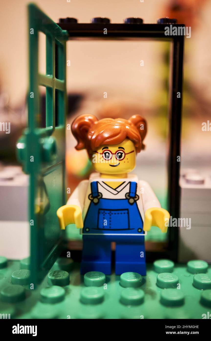 Lego girl with glasses sale