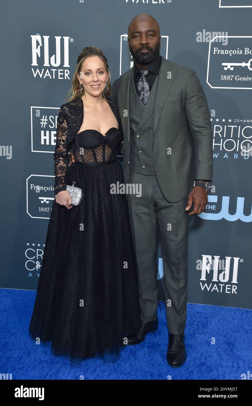 Mike Colter and Iva Colter at the 25th Annual Critics’ Choice Awards