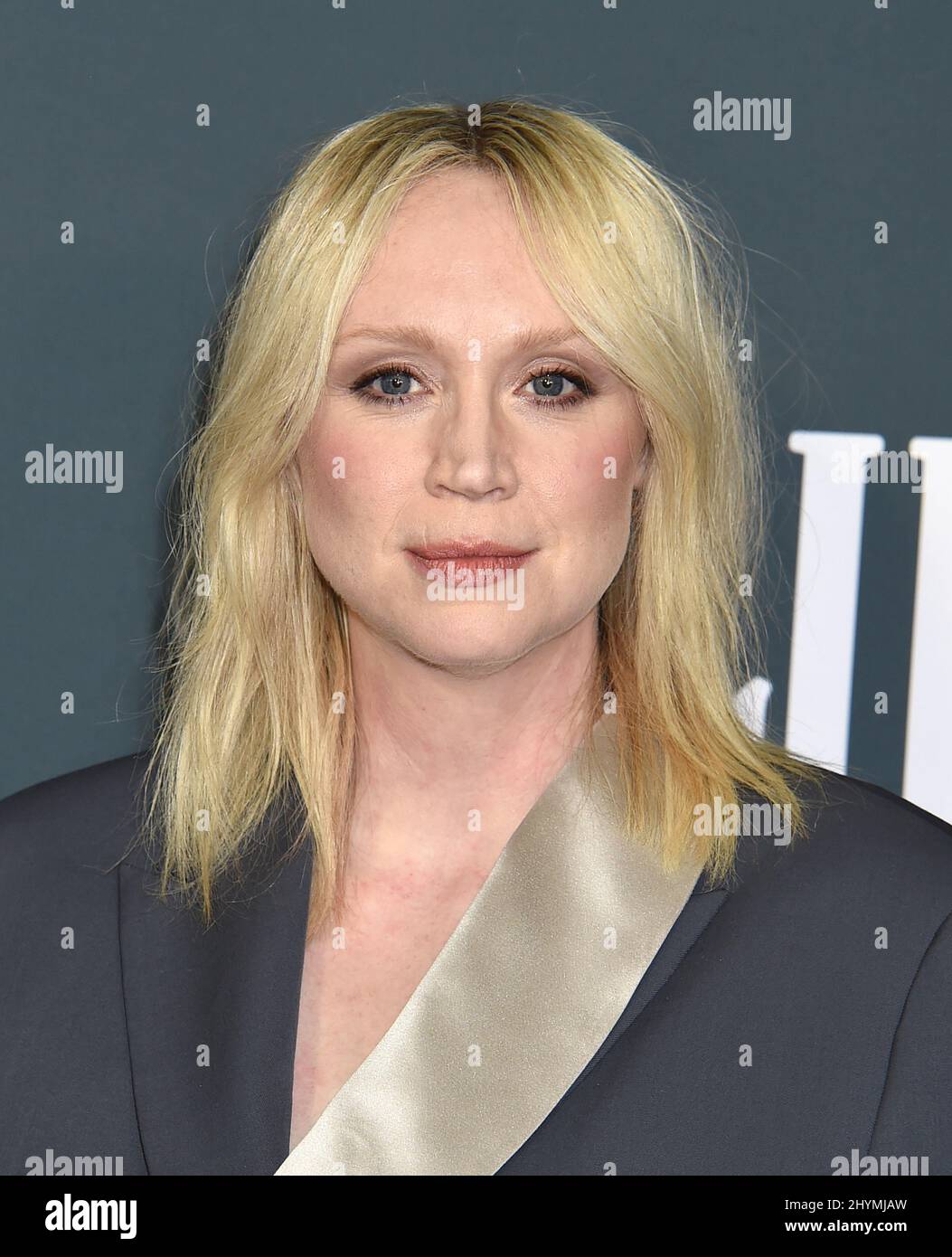 Gwendoline Christie at the 25th Annual Critics' Choice Awards held at Barker Hanger on January 12, 2020 in Santa Monica, CA. Stock Photo