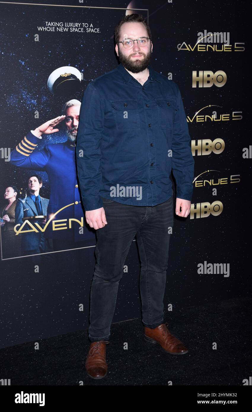 Peter Fellows at HBO's 'Avenue 5' Los Angeles Premiere held at Avalon Hollywood Stock Photo