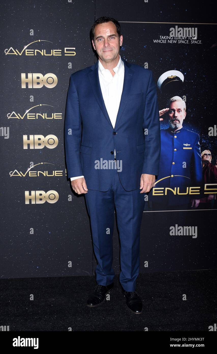 Andy Buckley at HBO's 'Avenue 5' Los Angeles Premiere held at Avalon Hollywood Stock Photo