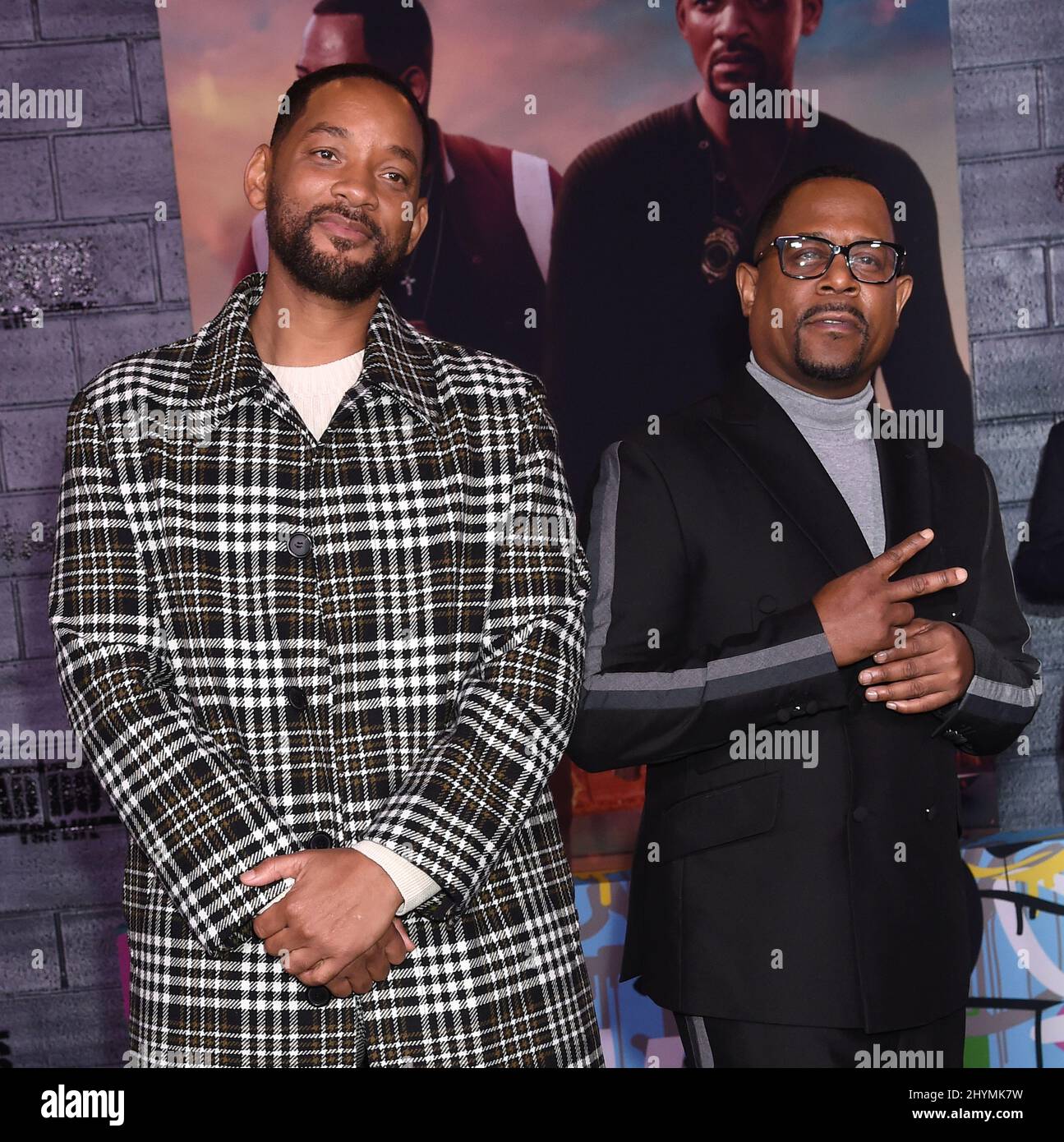 Will Smith and Martin Lawrence at the 'Bad Boys For Life' Los Angeles premiere held at the TCL Chinese Theatre Stock Photo
