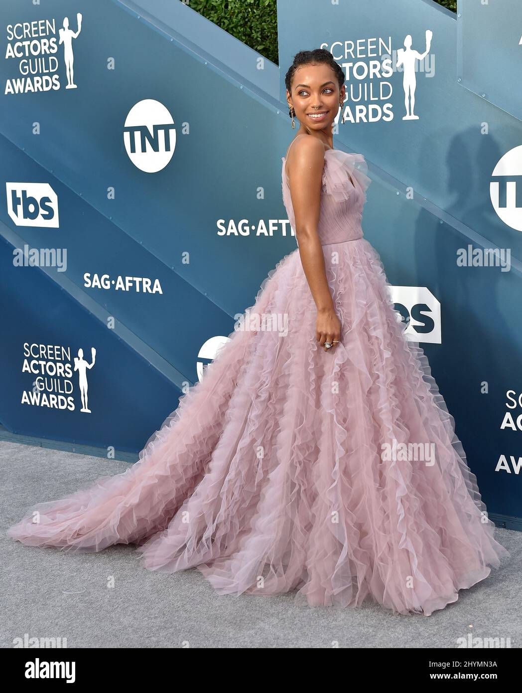 Logan Browning at the 26th Annual Screen Actors Guild Awards held at