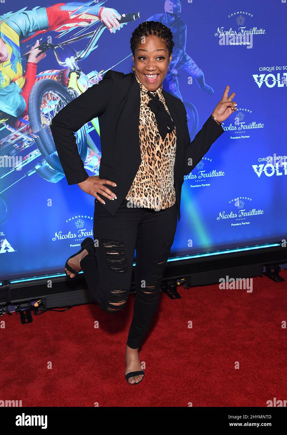 Tiffany Haddish at Cirque du Soleil's VOLTA Los Angeles premiere held