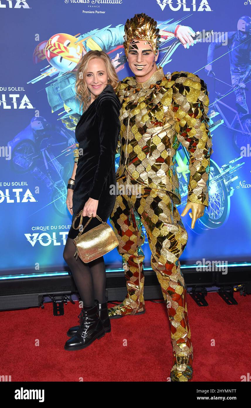 Kim Raver at Cirque du Soleil's VOLTA Los Angeles premiere held at