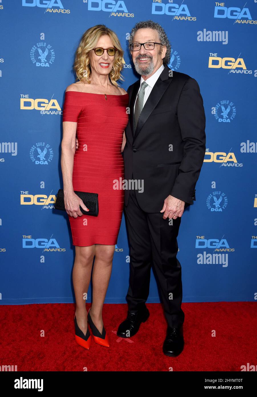 Christine Lahti and Thomas Schlamme at the 72nd Annual Directors Guild of America Awards held at the The Ritz Carlton on January 25, 2020 in Los Angeles, CA. Stock Photo