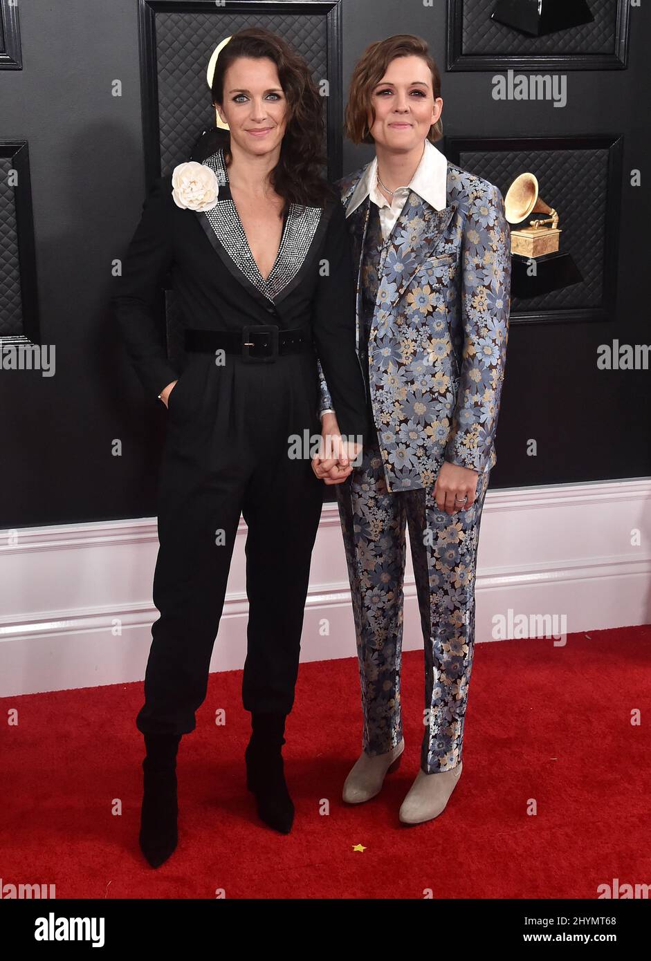 Brandi Carlile and Catherine Shepherd attending the 2020 GRAMMY Awards
