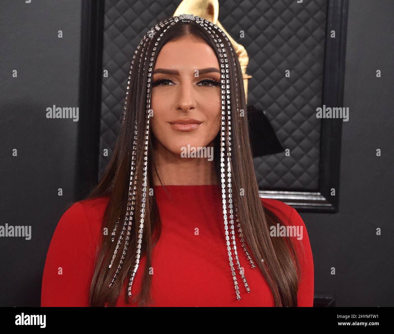 Njomza attending the 2020 GRAMMY Awards held at Staples Center in Los