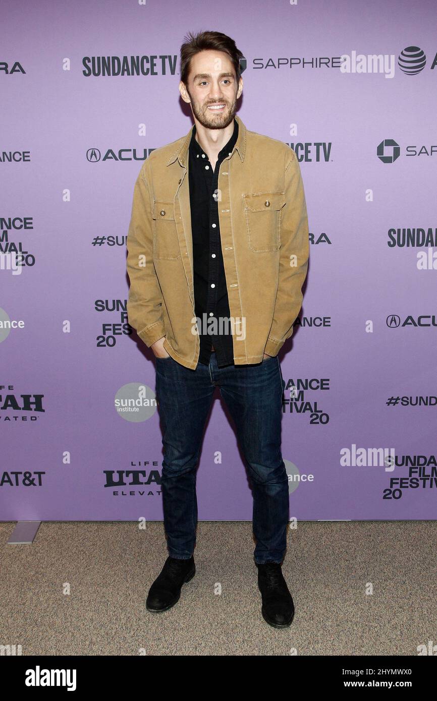 Ben Chase at the premiere of 'The Last Thing He Wanted' during the 2020 Sundance Film Festival held at the Eccles Theatre on January 27, 2020 in Park City, UT. Stock Photo