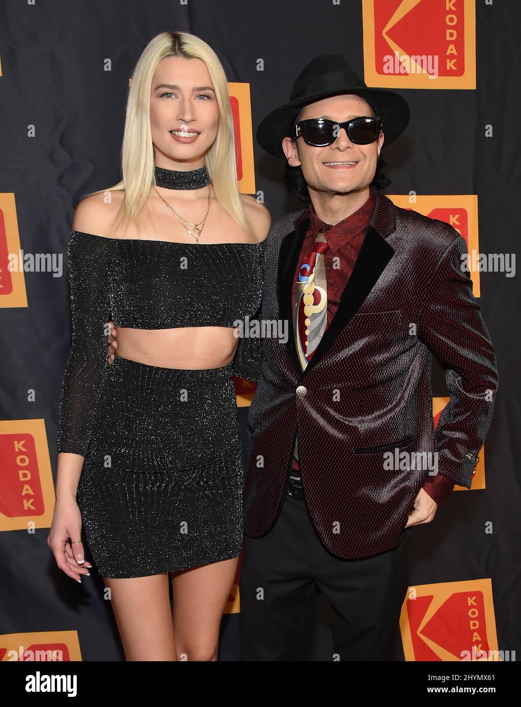 Courtney Anne Mitchell and Corey Feldman arriving to the 4th Annual