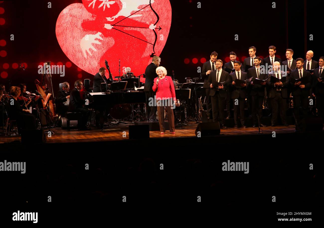 Betty Buckley performing at Jerry Herman: A Celebration held at the Lunt Fontanne Theatre on February 3, 2020 in New York City, NY Stock Photo