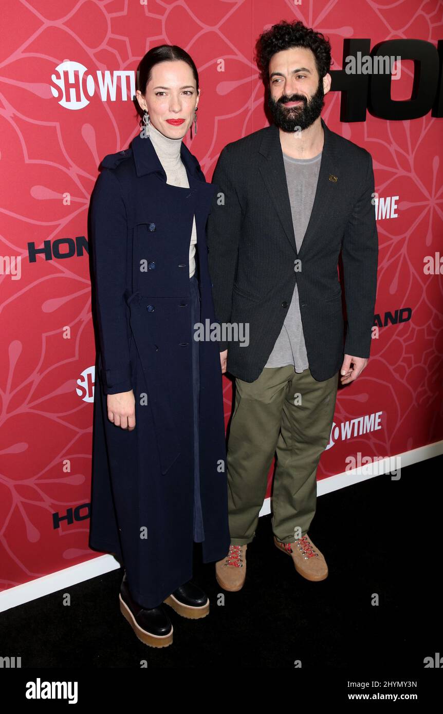 Rebecca Hall & Morgan Spector attending 'Homeland' 8th and Final Season
