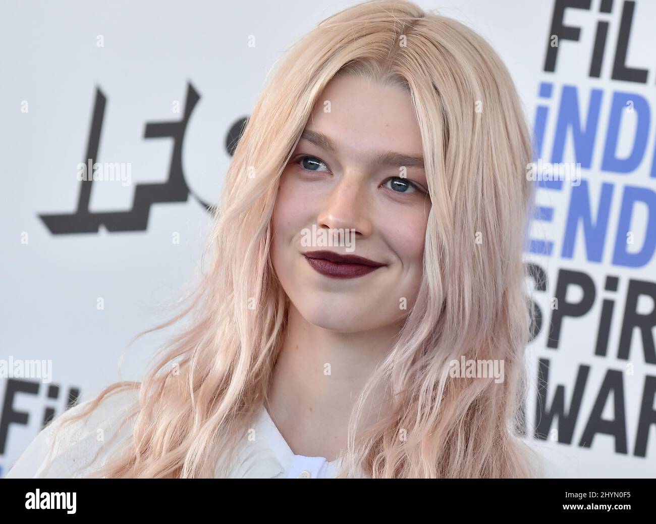 Hunter Schafer at the 2020 Film Independent Spirit Awards held at the