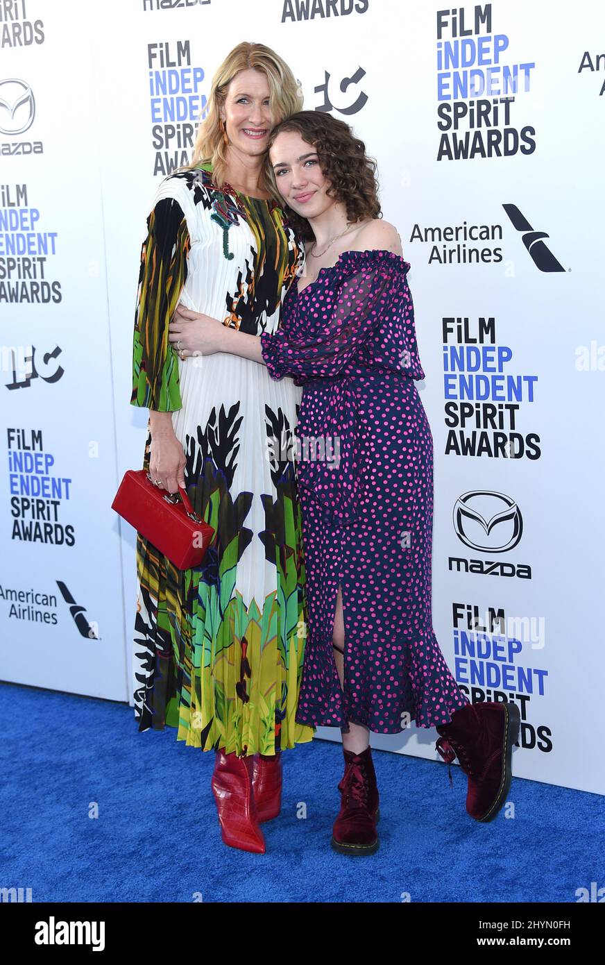 Laura Dern and Jaya Harper at the 2020 Film Independent Spirit Awards