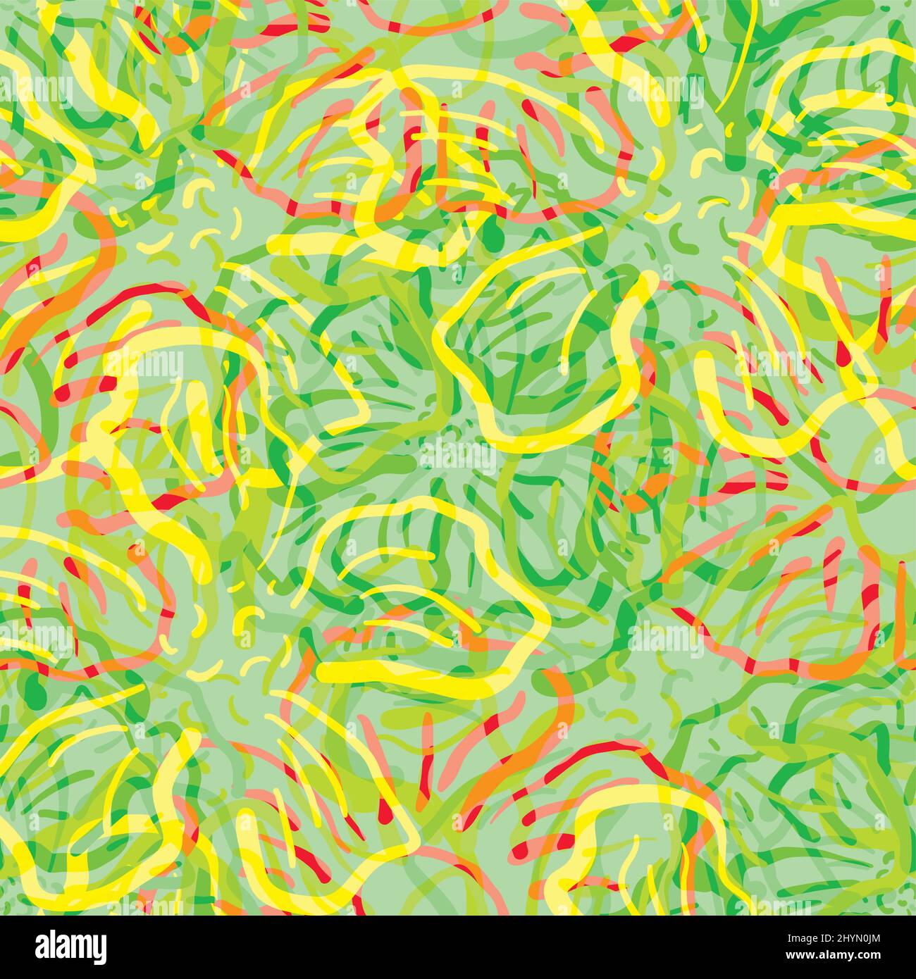 Wild meadow flower seamless vector pattern background. Modern floral ...