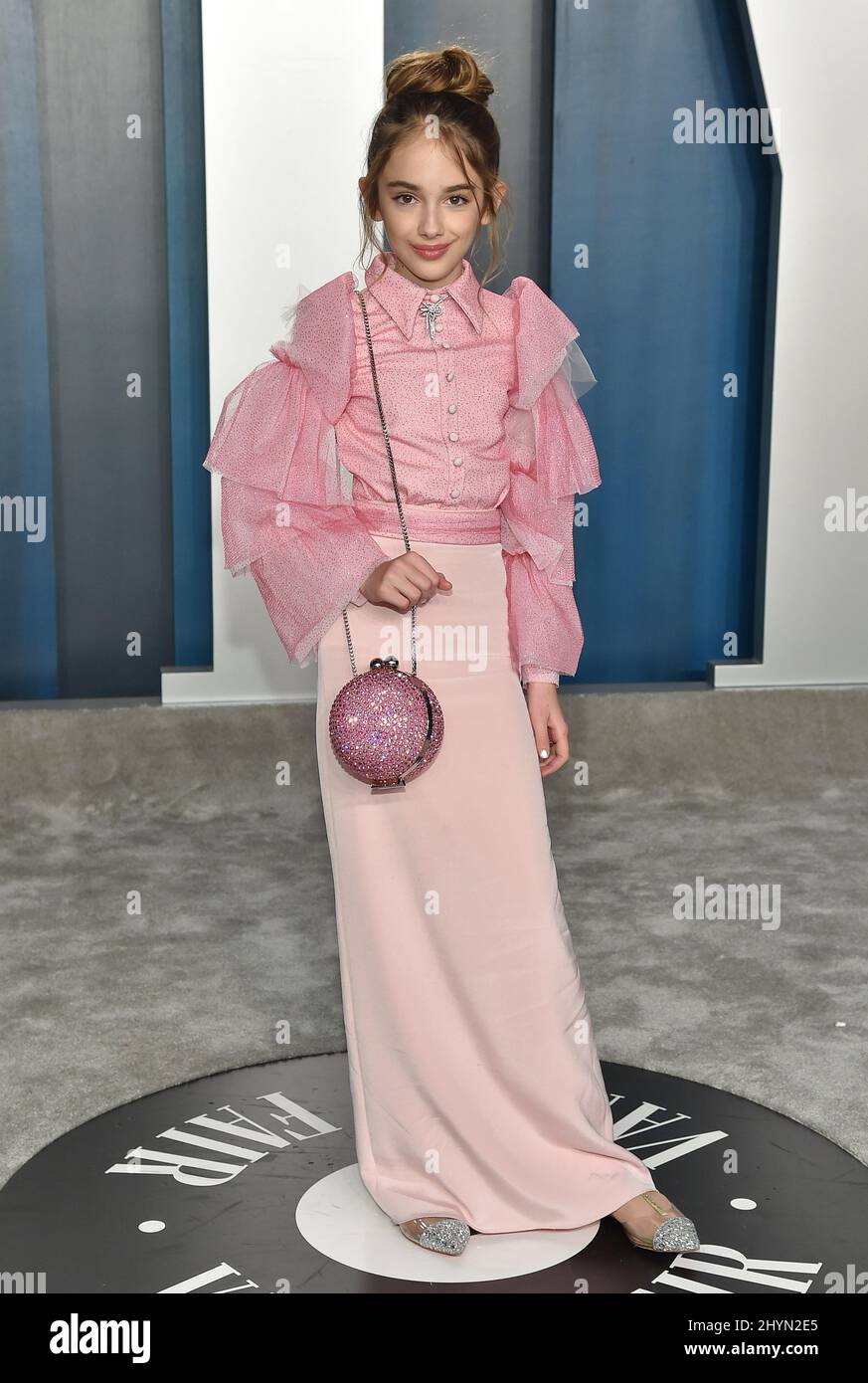 Julia Butters attending the Vanity Fair Oscar Party 2020 held at the