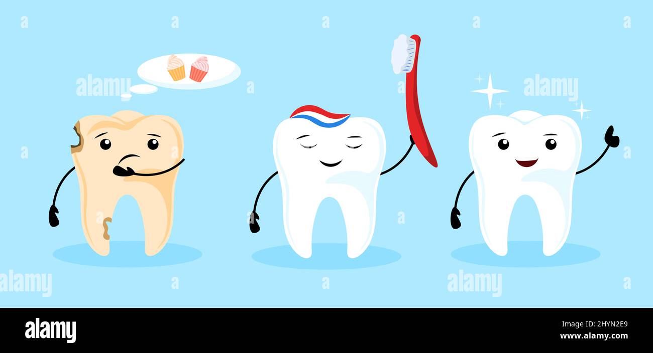 Set of teeth Stock Vector Image & Art - Alamy