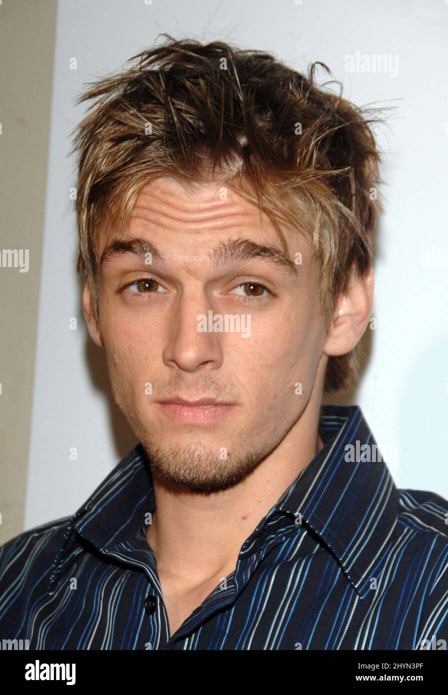 Aaron Carter & Angel Carter's 19th Birthday Party in Hollywood. Picture: UK Press Stock Photo - Alamy