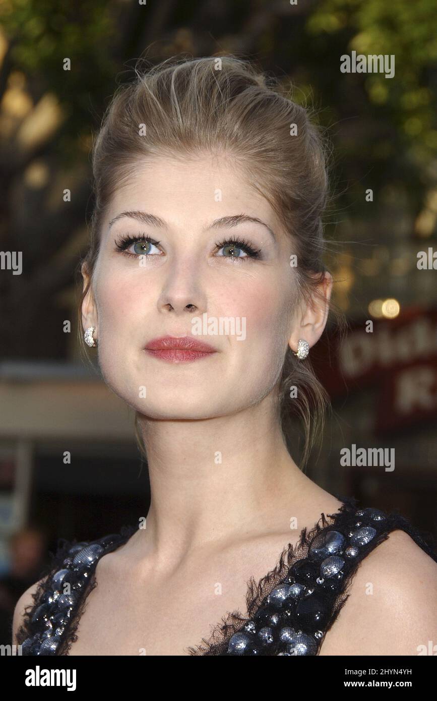 Rosamund Pike attends the Fracture LA Film Premiere held at the Mann ...