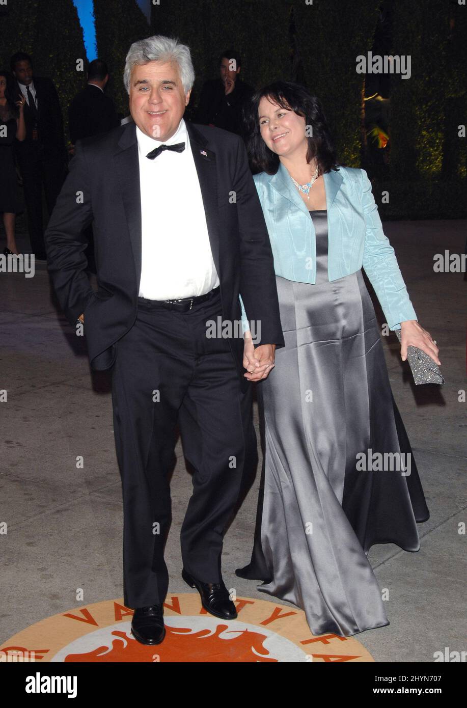 Jay Leno and wife Mavis attend the 2007 Vanity Fair Oscar Party at