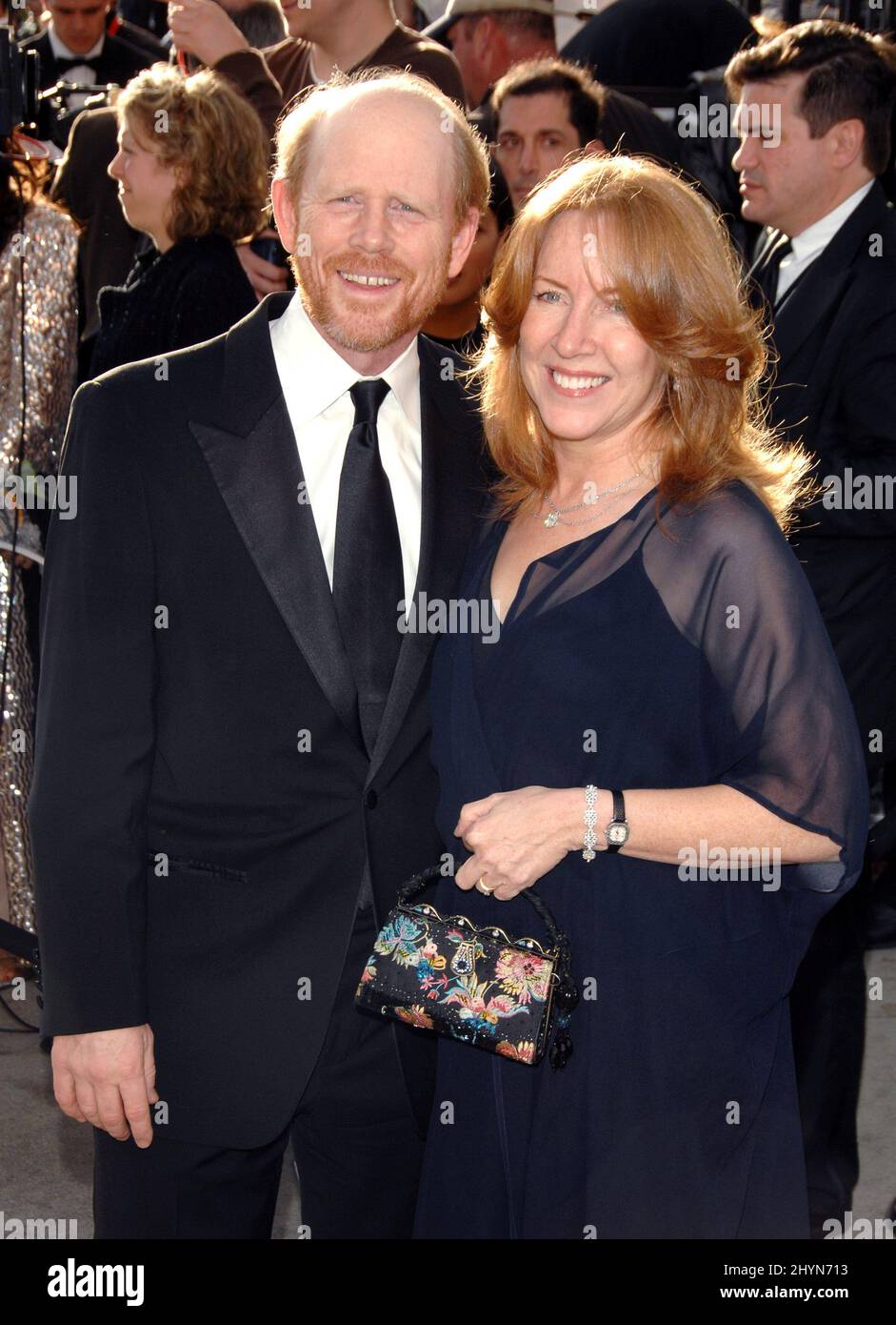Ron Howard and wife Cheryl attend the 2007 Vanity Fair Oscar Party at ...