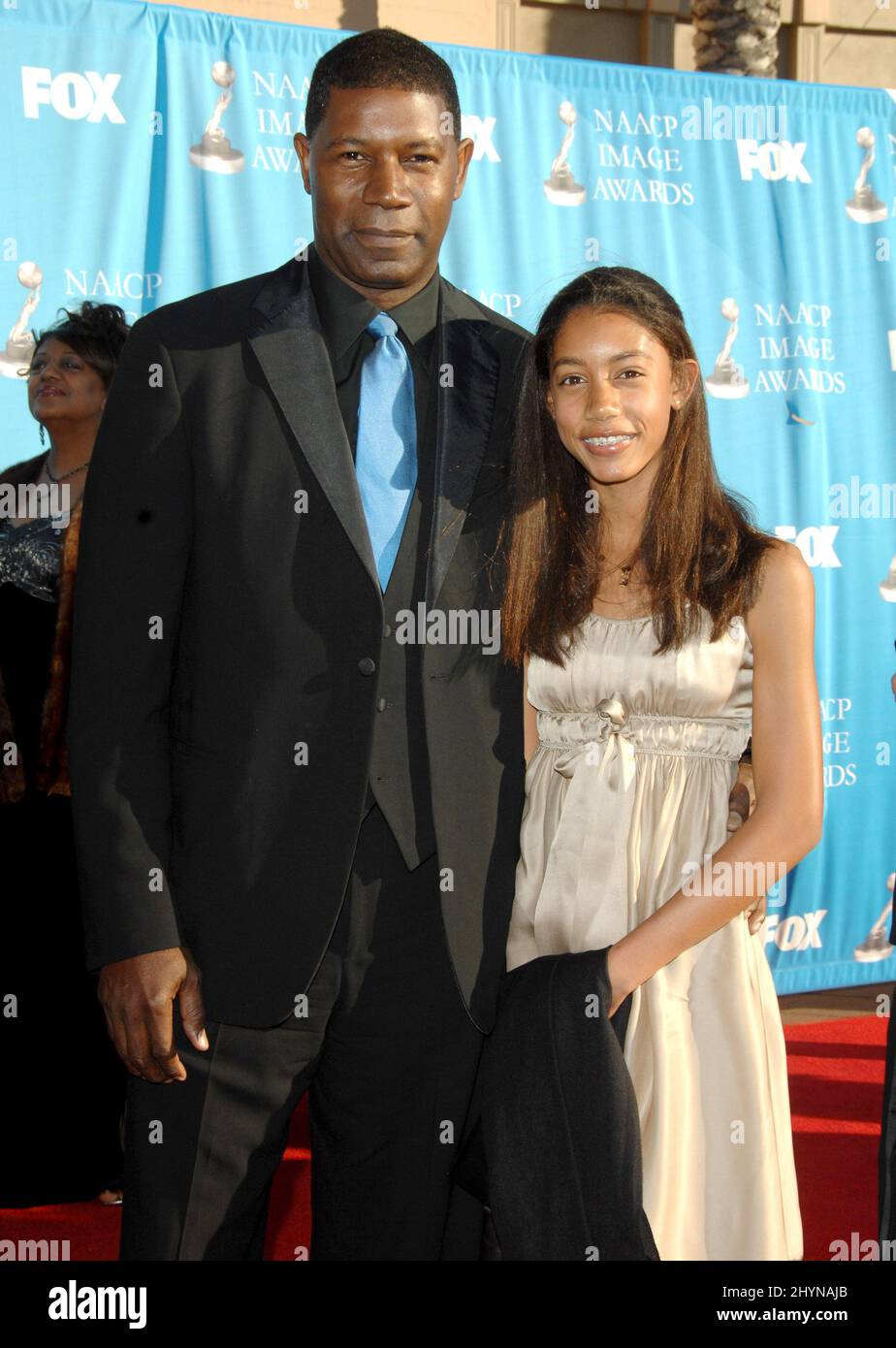 Dennis Haysbert & daughter Katharine attend The 38th Annual NAACP(07)