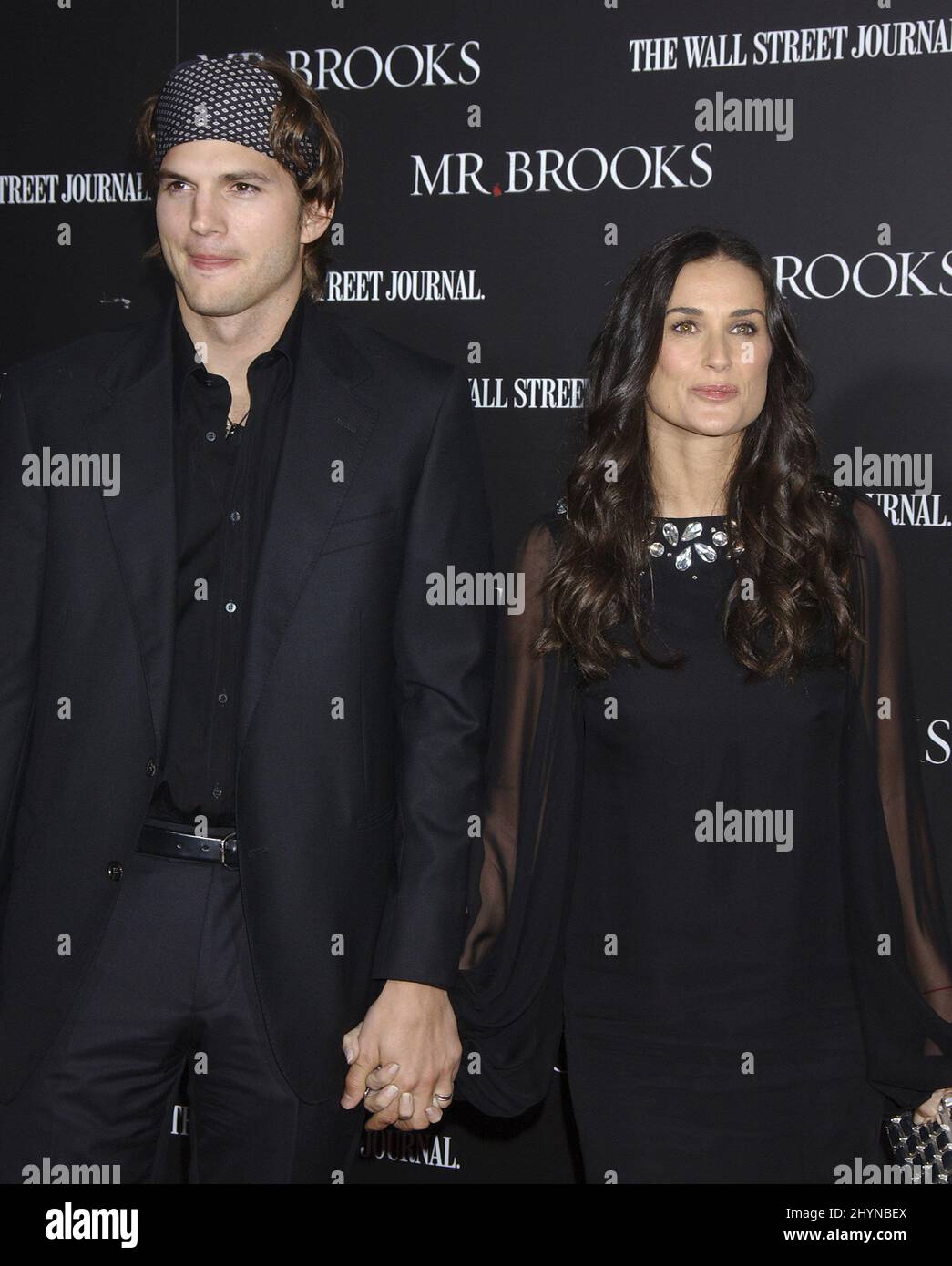 Ashton Kutcher & Demi Moore attend 'Mr Brooks' LA Premiere held at the ...
