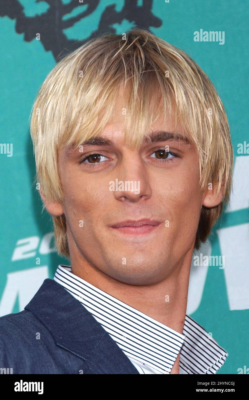 Aaron Carter attends the 2006 MTV Movie Awards at Sony Studios, Los