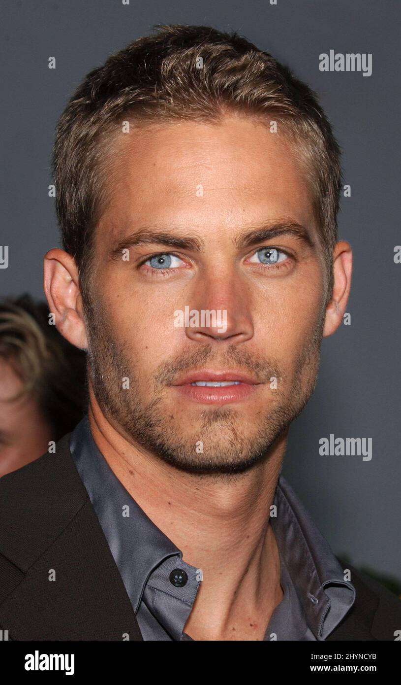 PAUL WALKER ATTENDS THE '2 FAST 2 FURIOUS' FILM PREMIERE IN HOLLYWOOD PICTURE: UK PRESS Stock Photo