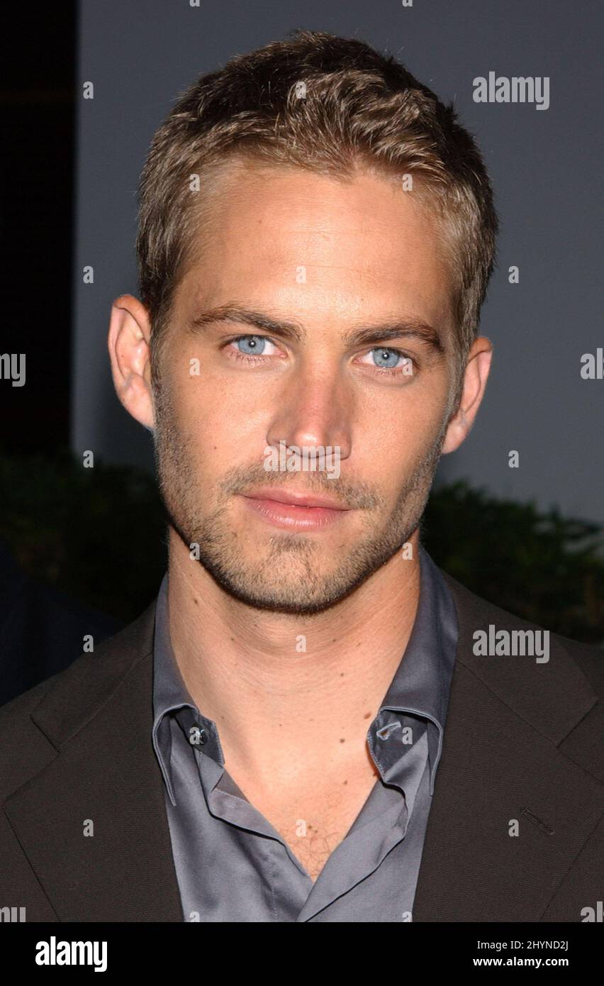 PAUL WALKER ATTENDS THE '2 FAST 2 FURIOUS' FILM PREMIERE IN HOLLYWOOD. PICTURE: UK PRESS Stock Photo