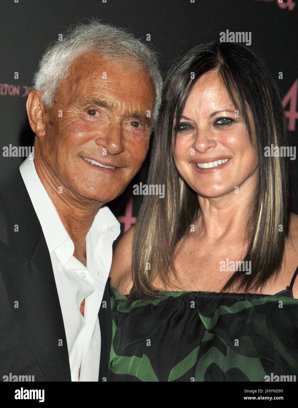 Vidal Sassoon & wife Ronnie attend the '4 Inches A Project For Women About Women By Women' Benefit in West Hollywood. Picture: UK Press Stock Photo