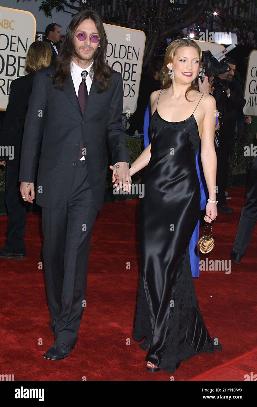 Kate Hudson & Chris Robinson attend the 58th Annual Golden Globe Awards in Beverly Hills. Picture: UK Press Stock Photo