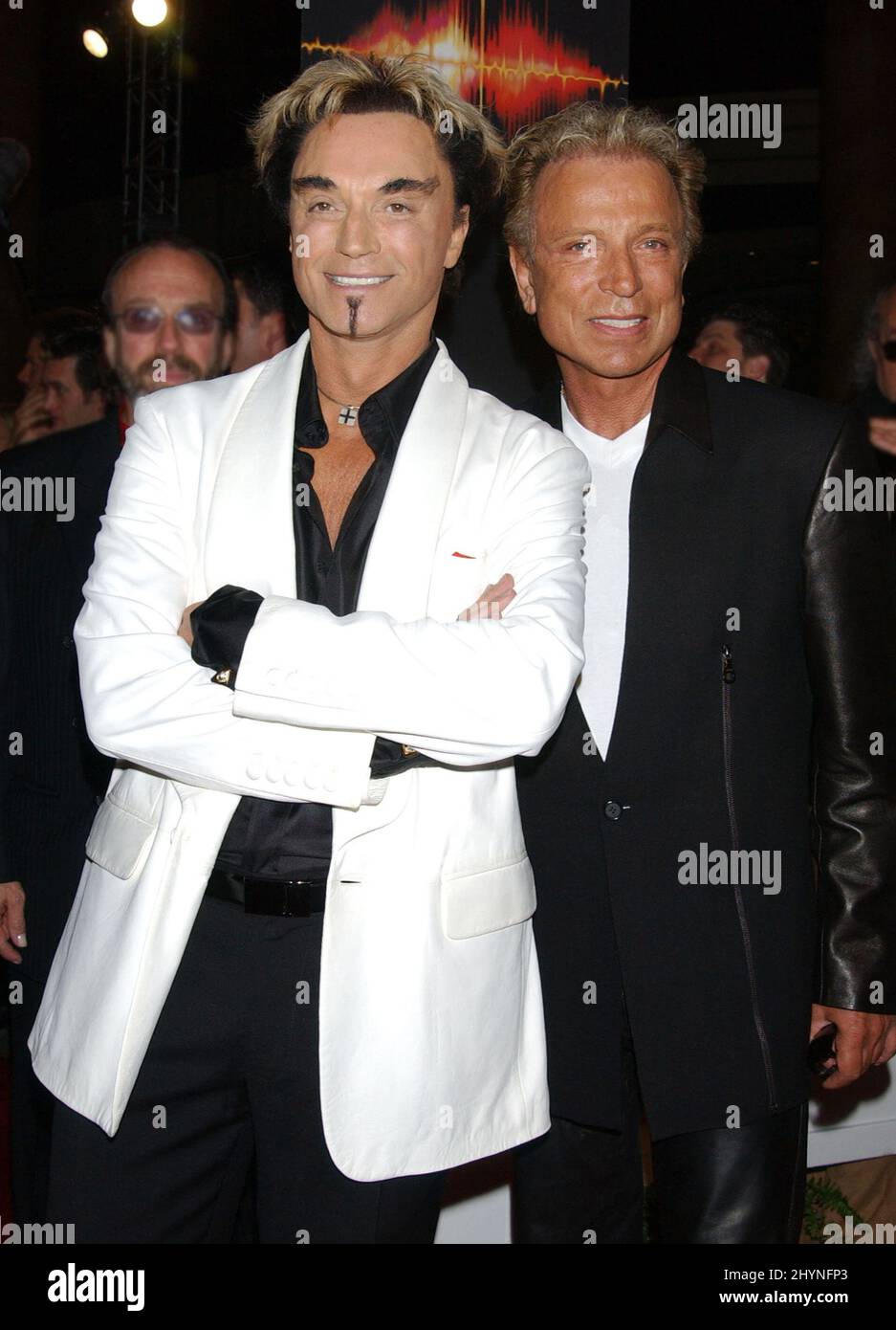 Siegfried roy attend celine dions new day concert opening hi-res stock
