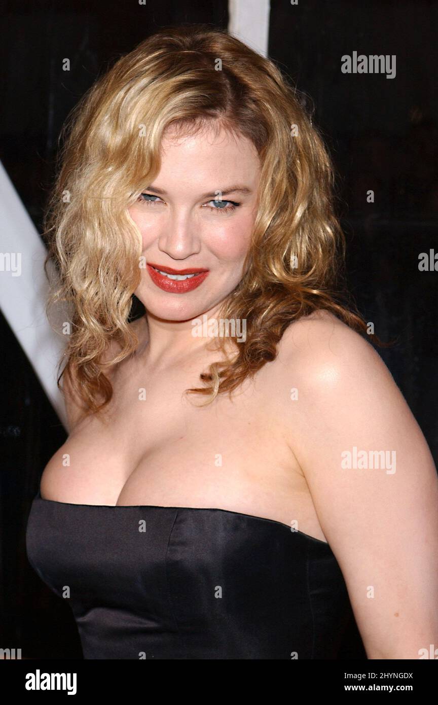RENEE ZELLWEGER ATTENDS THE 'COLD MOUNTAIN' PREMIERE IN WESTWOOD, CALIFORNIA. PICTURE: UK PRESS Stock Photo