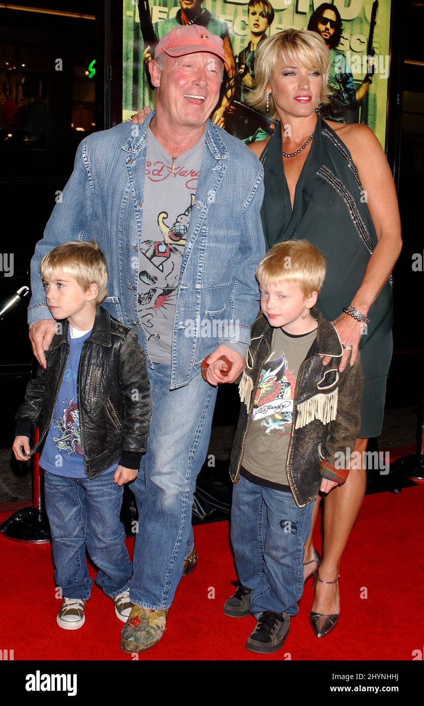 Tony Scott & family attend the 'Domino' Los Angeles Premiere at Grauman's Chinese Theatre. Picture: UK Press Stock Photo