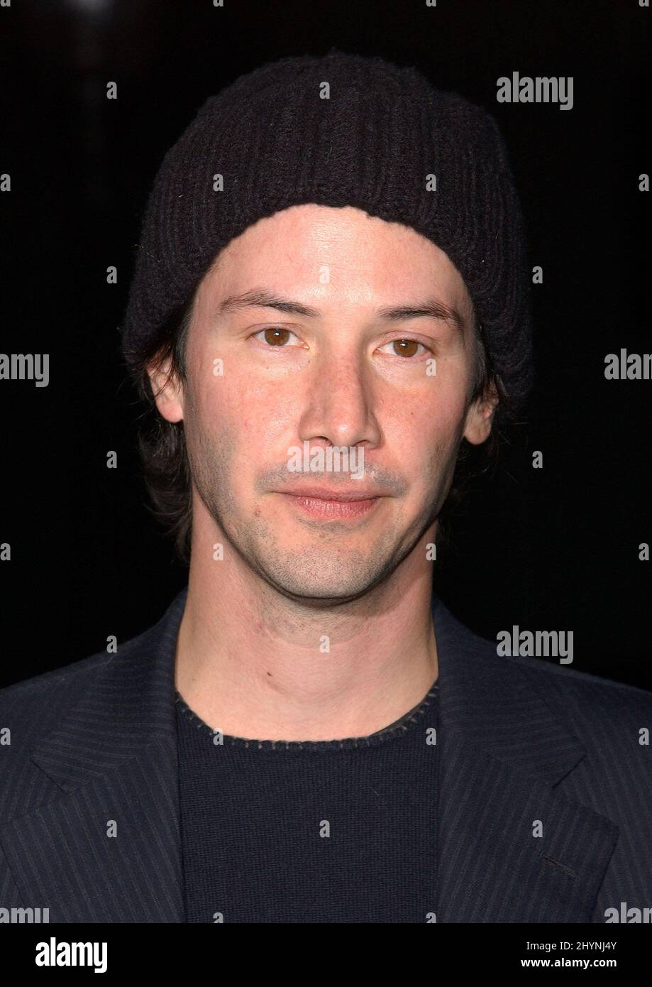 KEANU REEVES ATTENDS THE ENTER THE MATRIX GAME DEBUT HELD AT WARNER