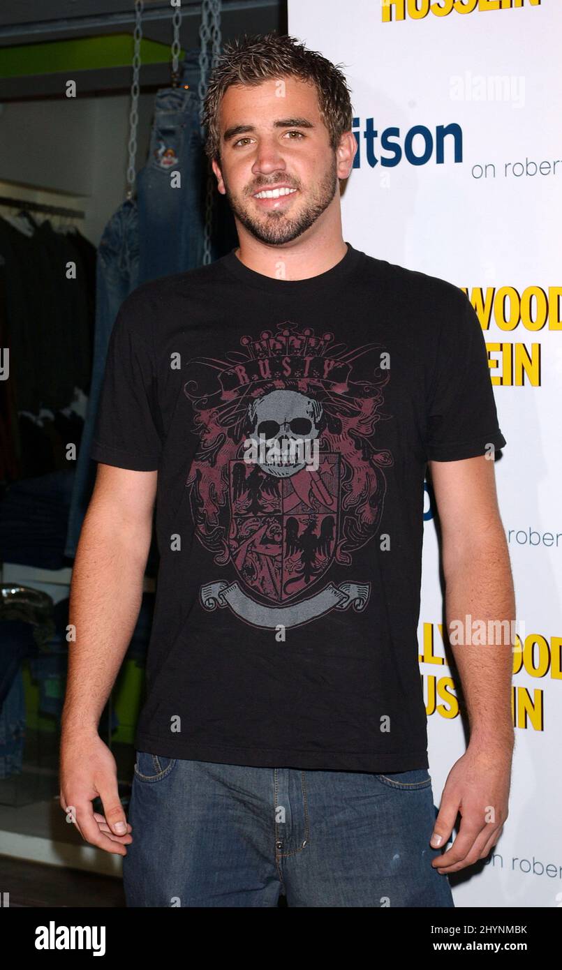 Jason Wahler attends the Hollywood Hussein Book Party in Los Angeles. Picture: UK Press Stock Photo