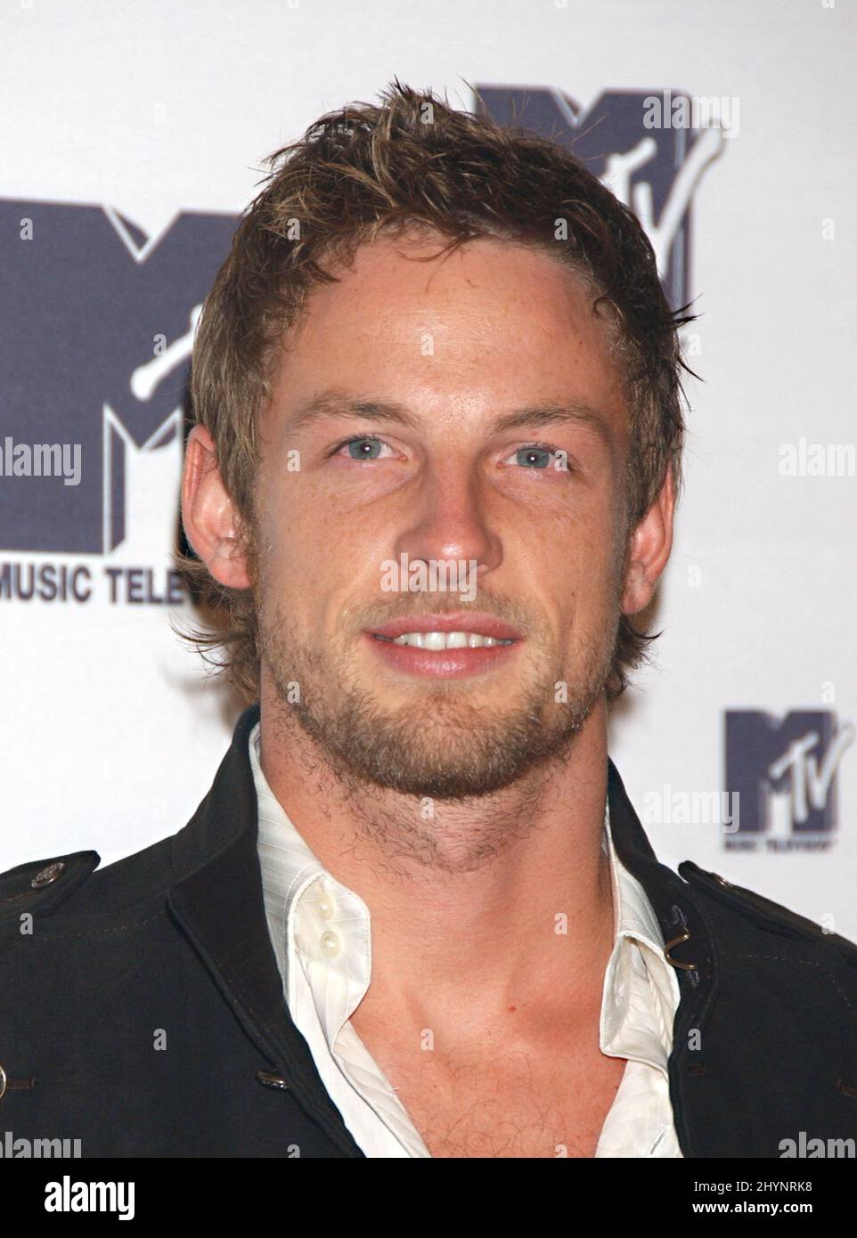 Jenson Button attends MTV Europe Music Awards 2006 at the Bella Centre in Copenhagen. Picture: UK PRESS Stock Photo