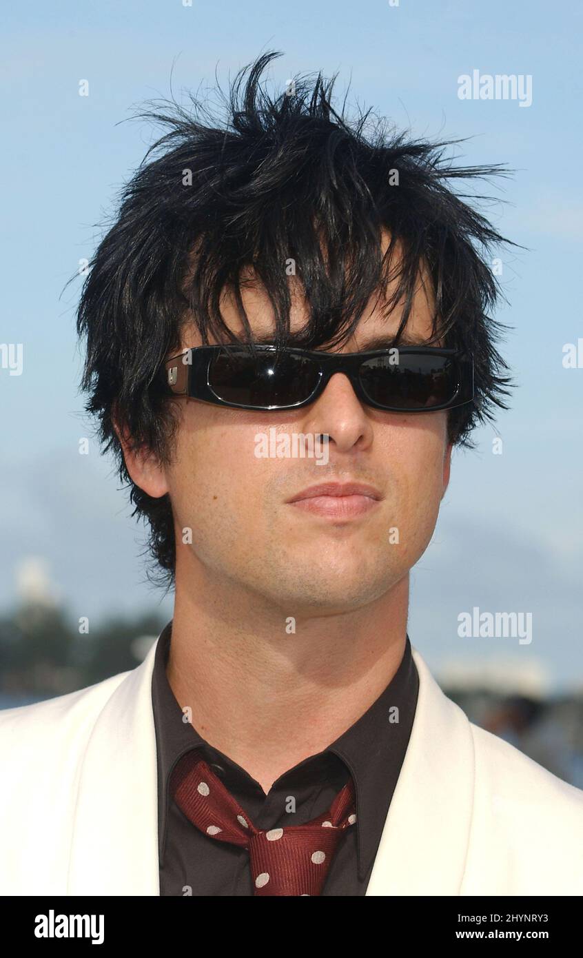 Billie Joe Armstrong attends the 2005 MTV Video Music Awards in Miami, Florida. Picture: UK Press Stock Photo