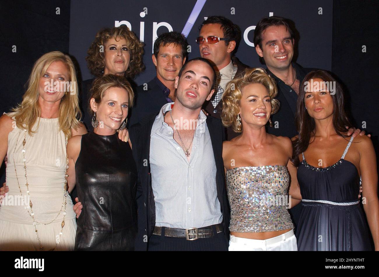 Joely Richardson, Roma Maffia, Jessalyn Gilsig, Dylan Walsh, John Hensley, Julian McMahon, Kelly Carlson, Bruno Campos & Rhona Mitra attend the Nip/Tuck 3rd Season Premiere Screening in Hollywood. Picture: UK Press Stock Photo