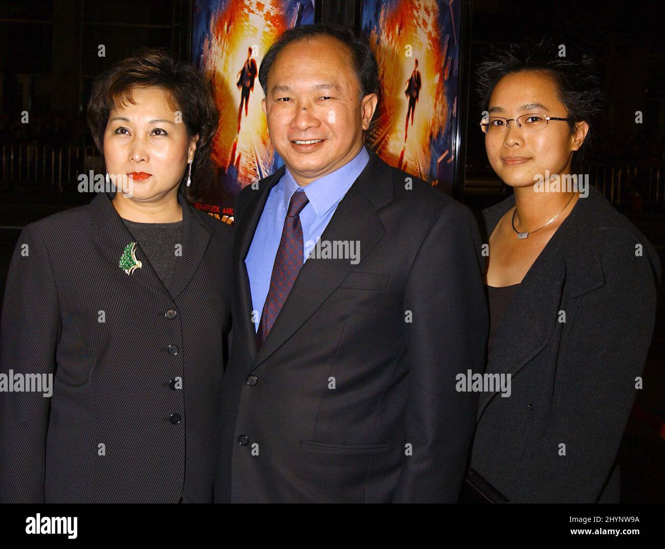 JOHN WOO ATTENDS THE 'PAYCHECK' PREMIERE AT GRAUMANN'S CHINESE THEATRE IN HOLLYWOOD. PICTURE: UK PRESS Stock Photo