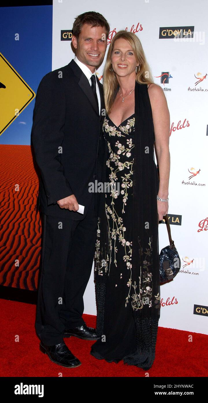 Casper Van Dien & Catherine Oxenberg attend the G'Day LA: Australia Week 2006 Penfolds Icon Gala Dinner at the Hollywood Palladium. Picture: UK Press Stock Photo