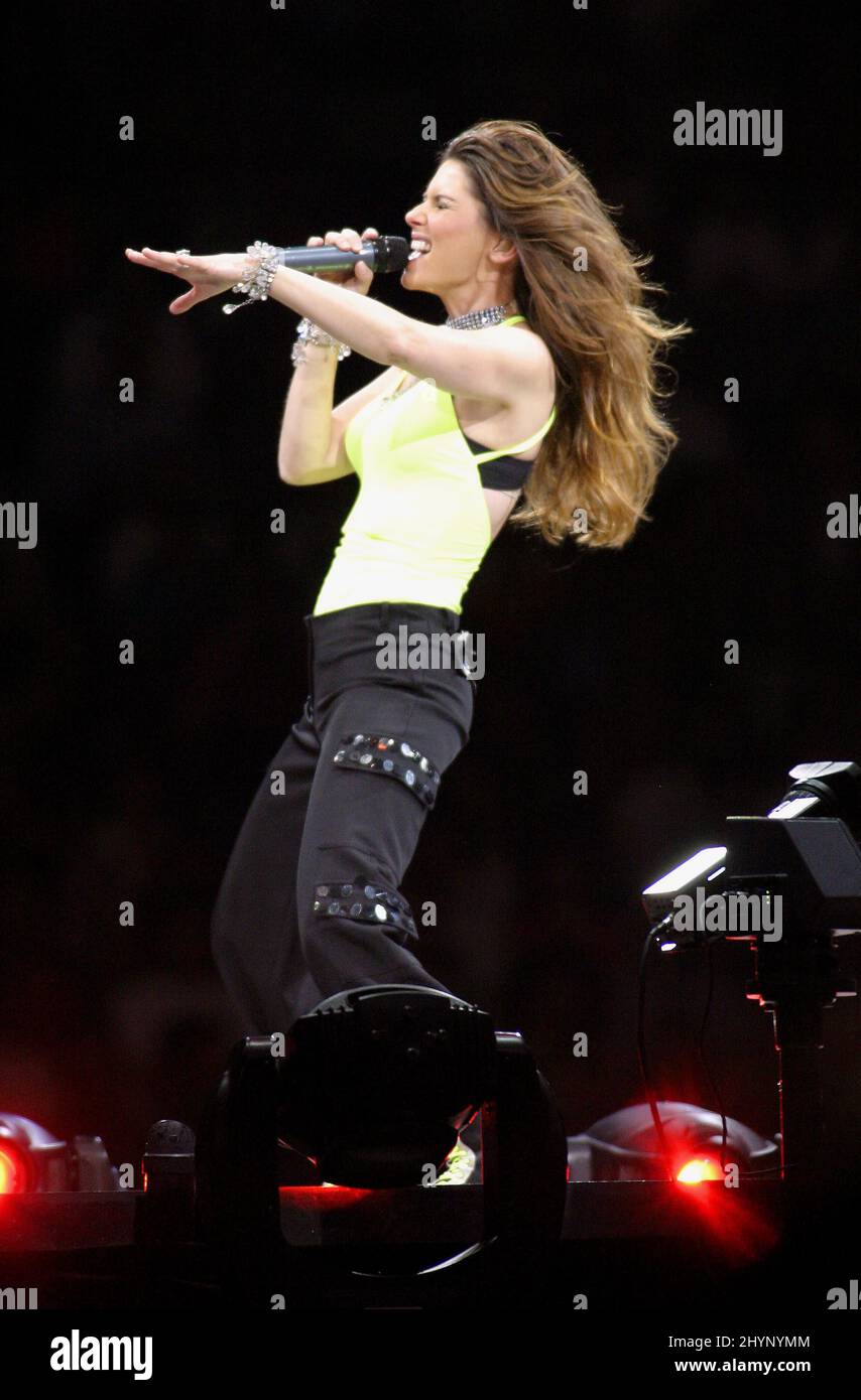 Shania Twain In Concert at the New Orleans Arena. Picture: UK Press Stock Photo