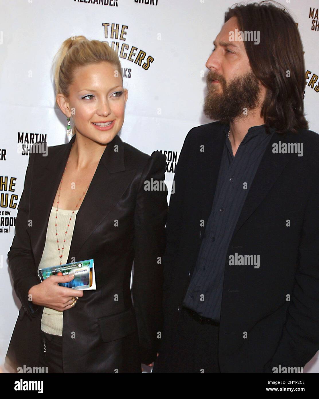 KATE HUDSON & CHRIS ROBINSON ATTEND 'THE PRODUCERS' PLAY OPENING NIGHT HELD AT THE PANTAGES THEATRE, HOLLYWOOD. PICTURE: UK PRESS Stock Photo