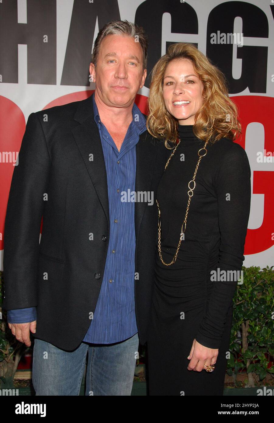 Tim Allen & Jane Hajduk attend 'The Shaggy Dog' World Premiere in Hollywood. Picture: UK Press Stock Photo